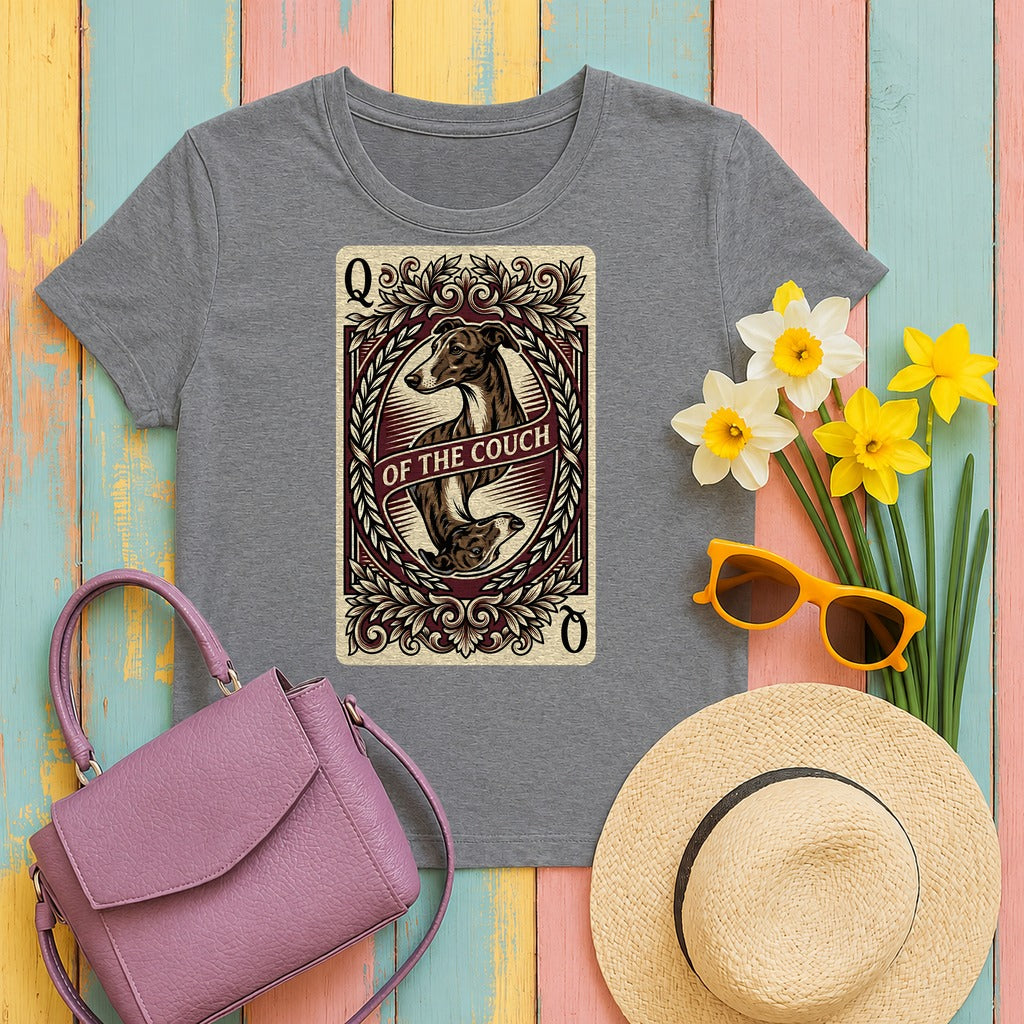 The Sofa Sovereign Greyhound Graphic T-shirt in Graphite Heather
