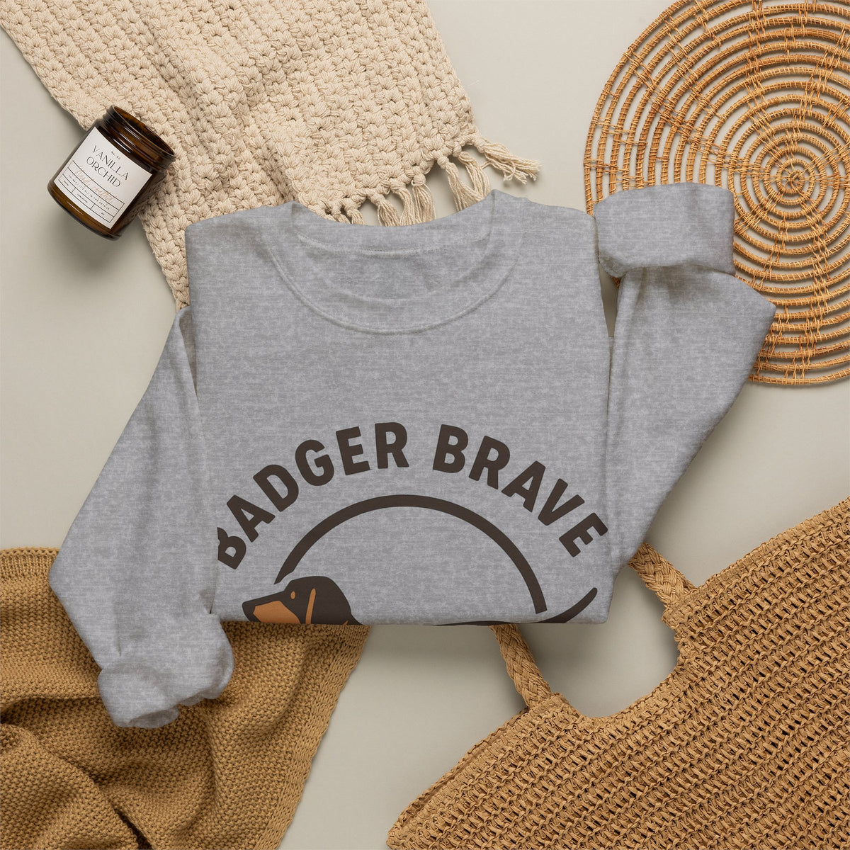 Badger Brave Dachshund Sweatshirt