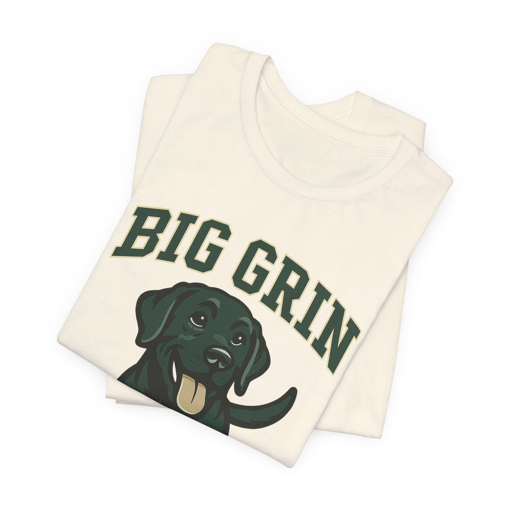 Black Lab Big Grin Energy Tee