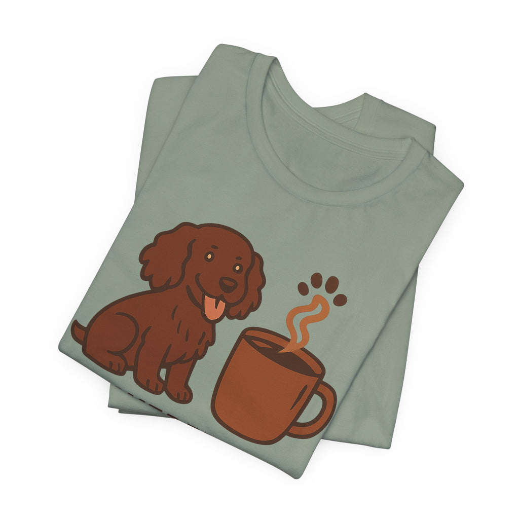 Boykin Spaniel Powered by Boykin & Coffee Tee