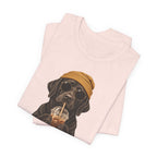 Engraved Labrador Iced Coffee T-Shirt
