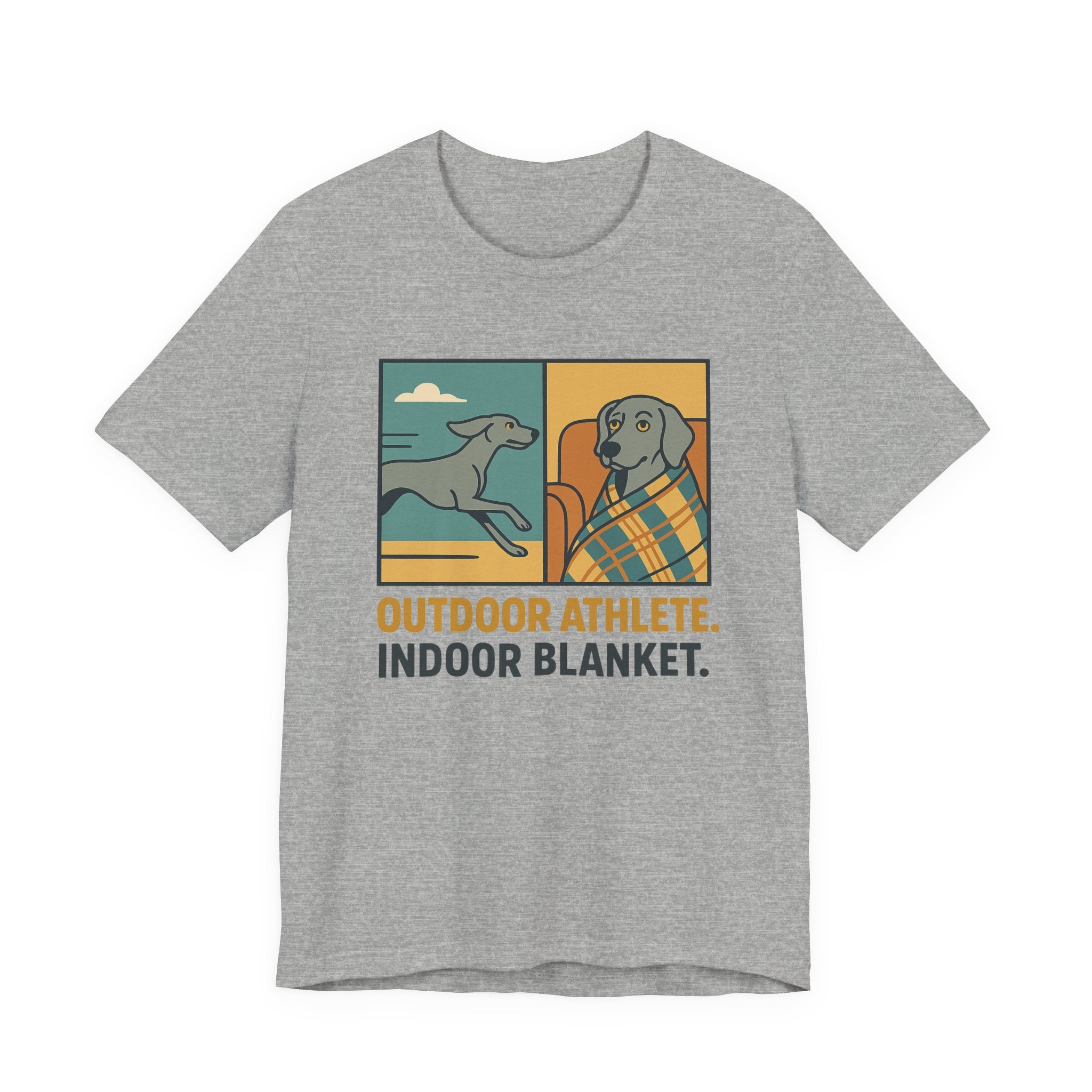 Weimaraner Outdoor Athlete Indoor Blanket Tee
