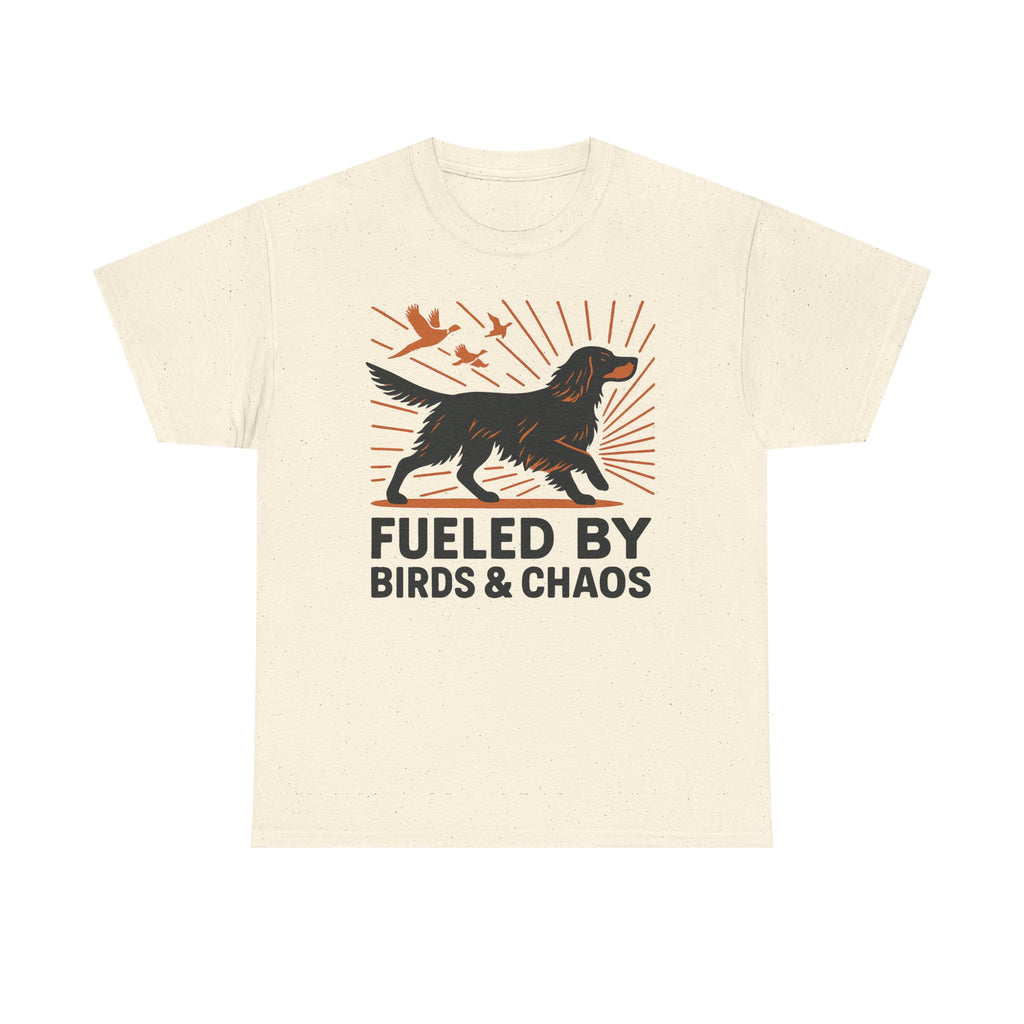 Fueled By Birds And Chaos Gordon Setter T-Shirt