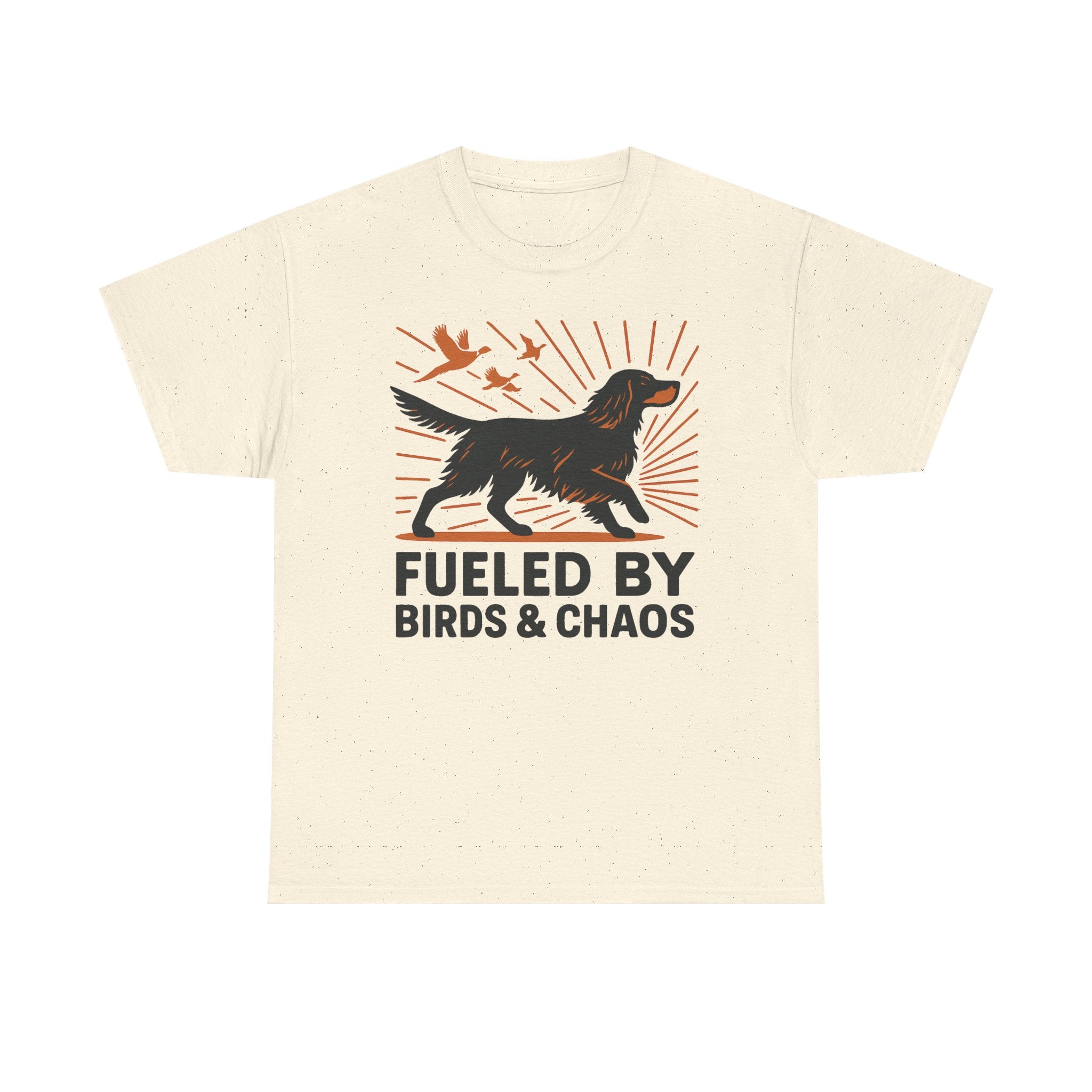 Fueled By Birds And Chaos Gordon Setter T-Shirt