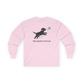 Stay Playful Lab Long Sleeve Tee in Light Pink