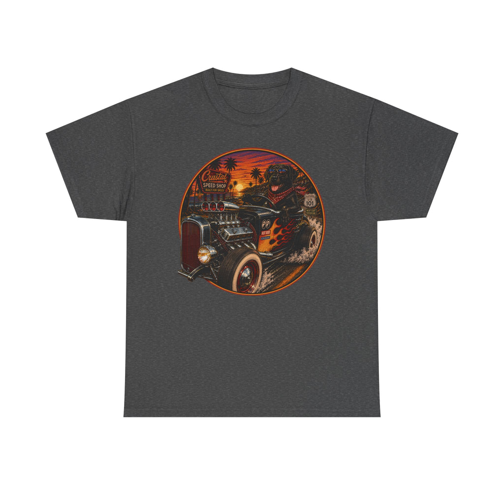 Hot Rod Labrador Retriever t-shirt, view 3