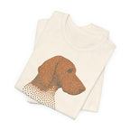 German Shorthaired Pointer A Study in Pointillism Tee
