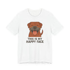 Cane Corso This Is My Happy Face t-shirt, view 3