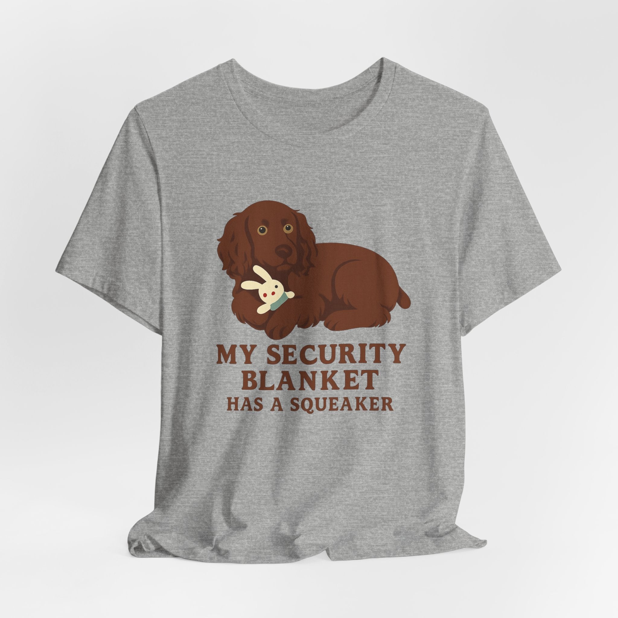 Boykin Spaniel Security Blanket Has a Squeaker Tee