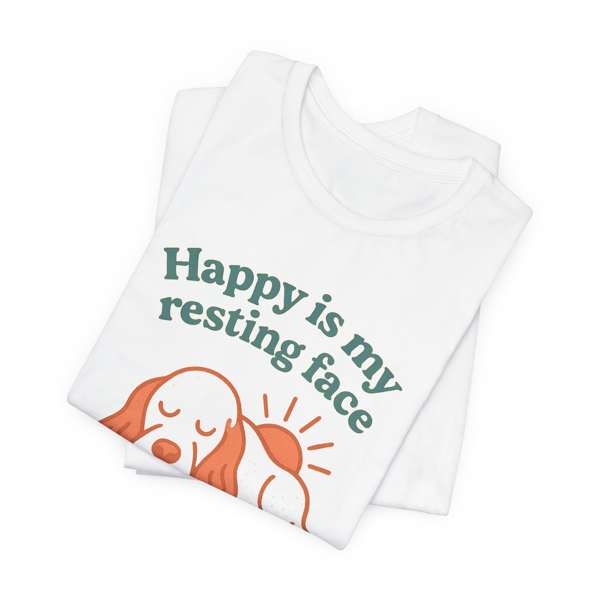 English Setter Happy Is My Resting Face Tee