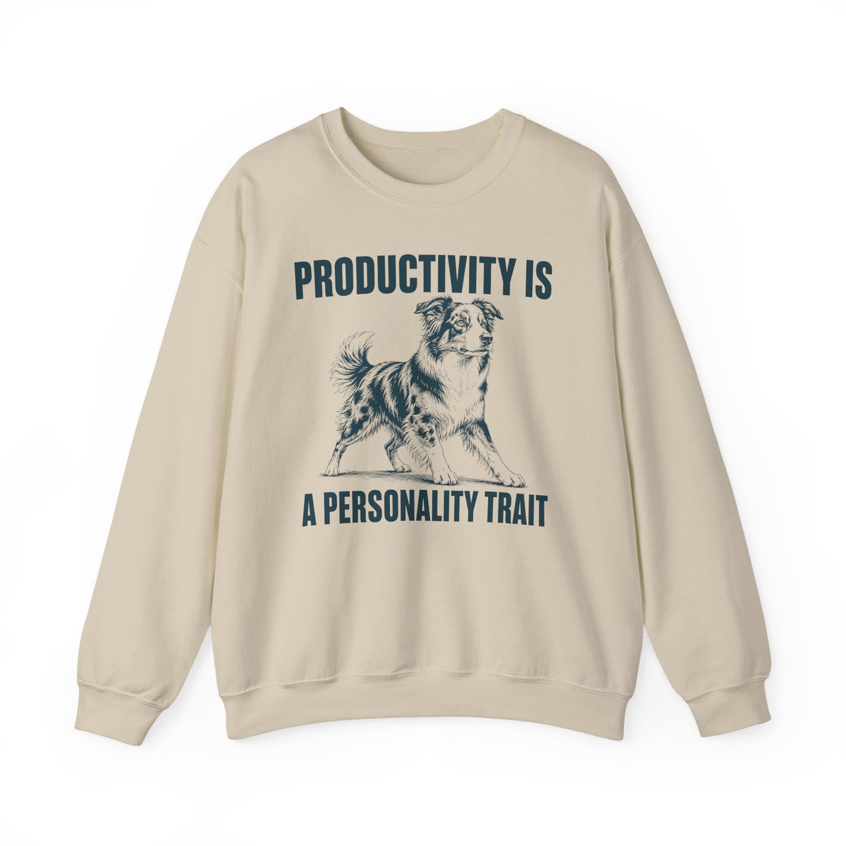 Productivity Trait Aussie Sweatshirt in Sand