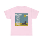 Dog Days Are The Best Days Black Labrador Retriever Art T-Shirt
