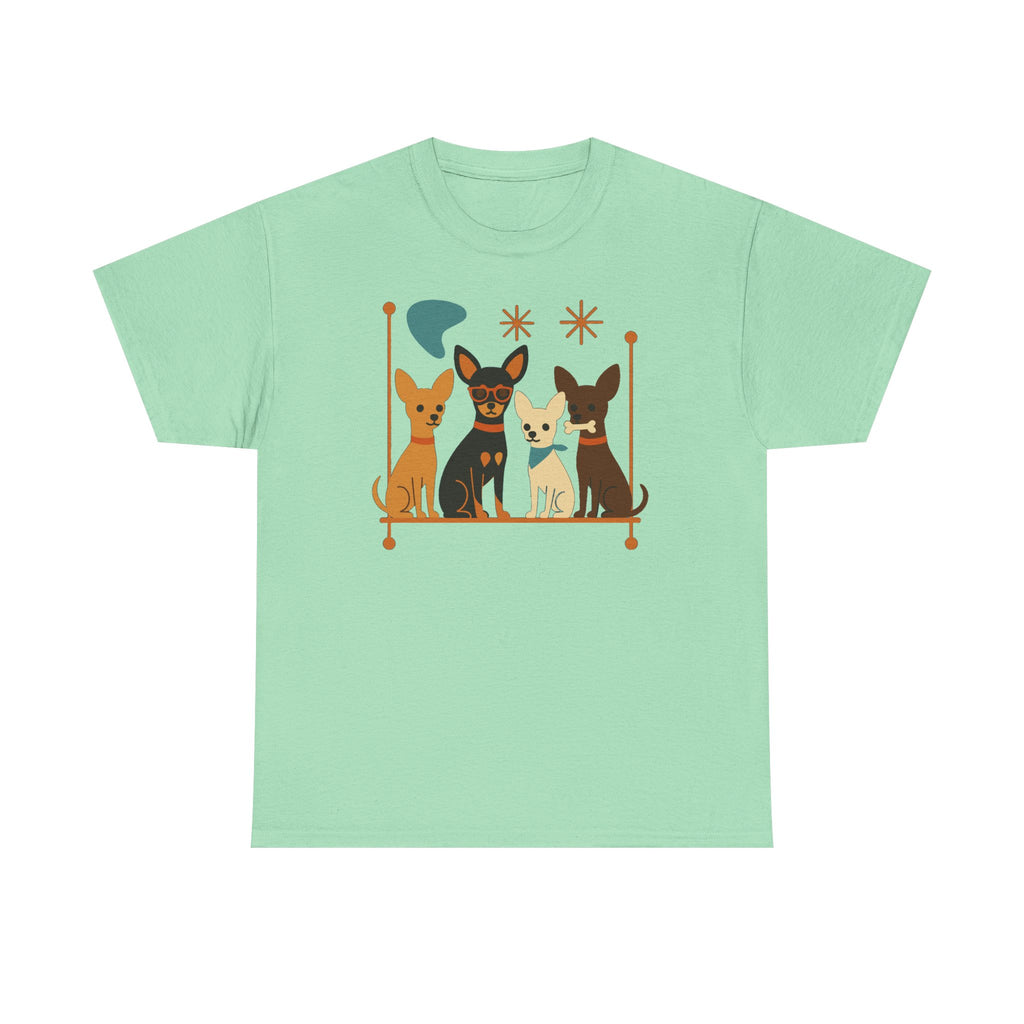 Mid-Century Chihuahua Crew T-Shirt