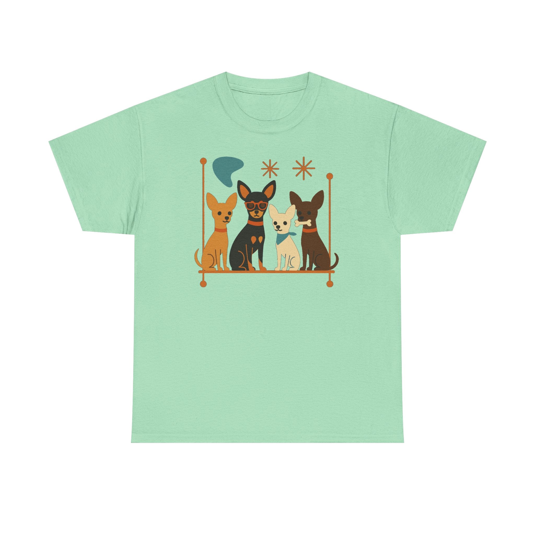 Mid-Century Chihuahua Crew T-Shirt