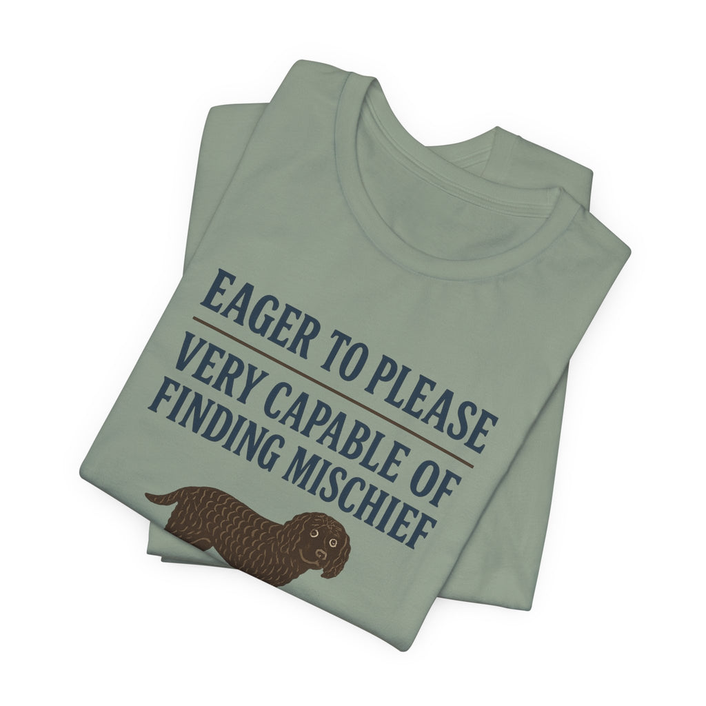 American Water Spaniel Eager To Please And Finding Mischief Tee