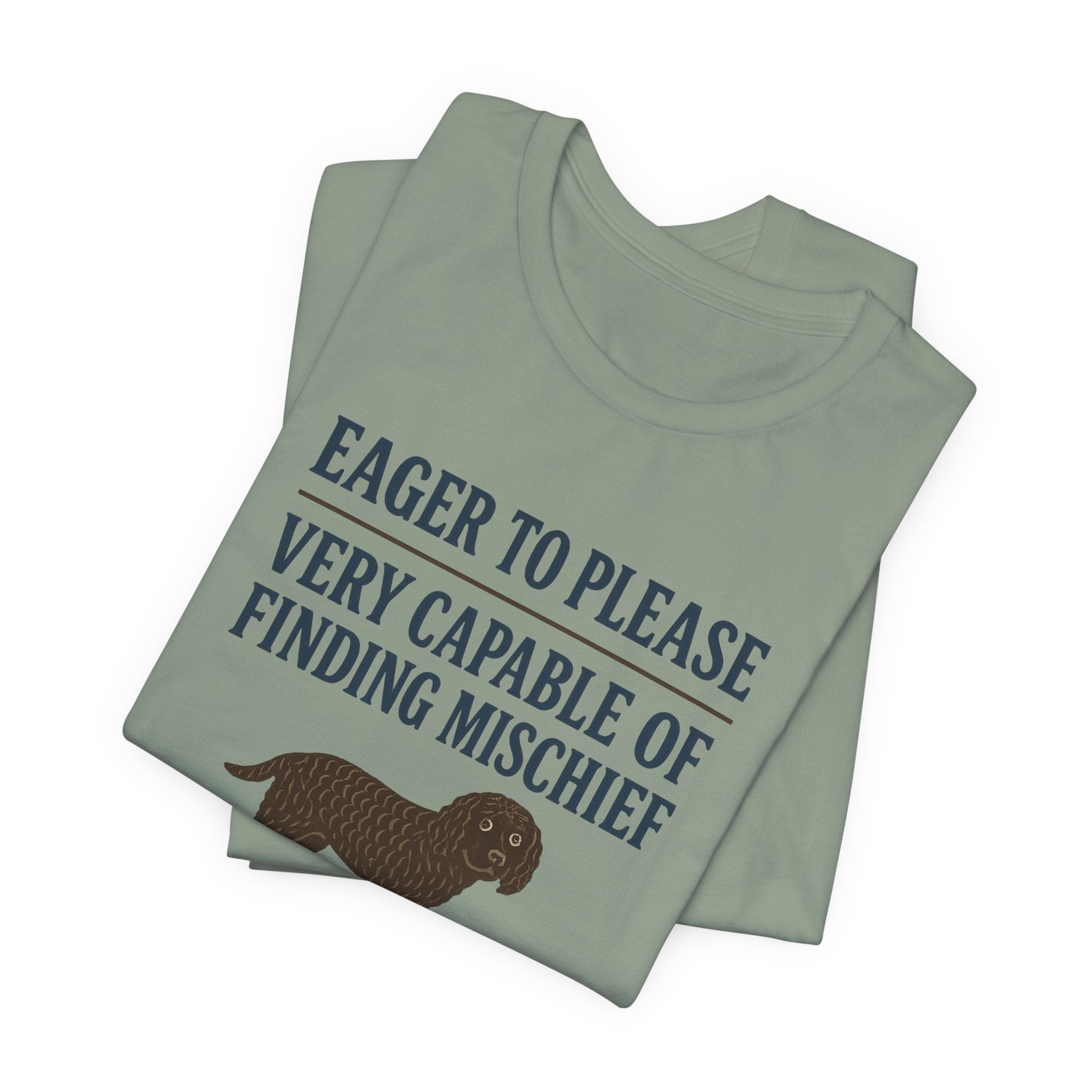 American Water Spaniel Eager To Please And Finding Mischief Tee