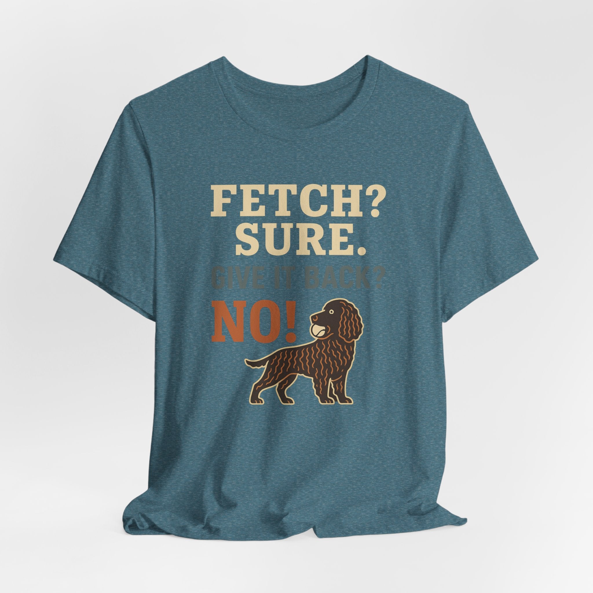 American Water Spaniel Fetch Sure Give It Back No Tee