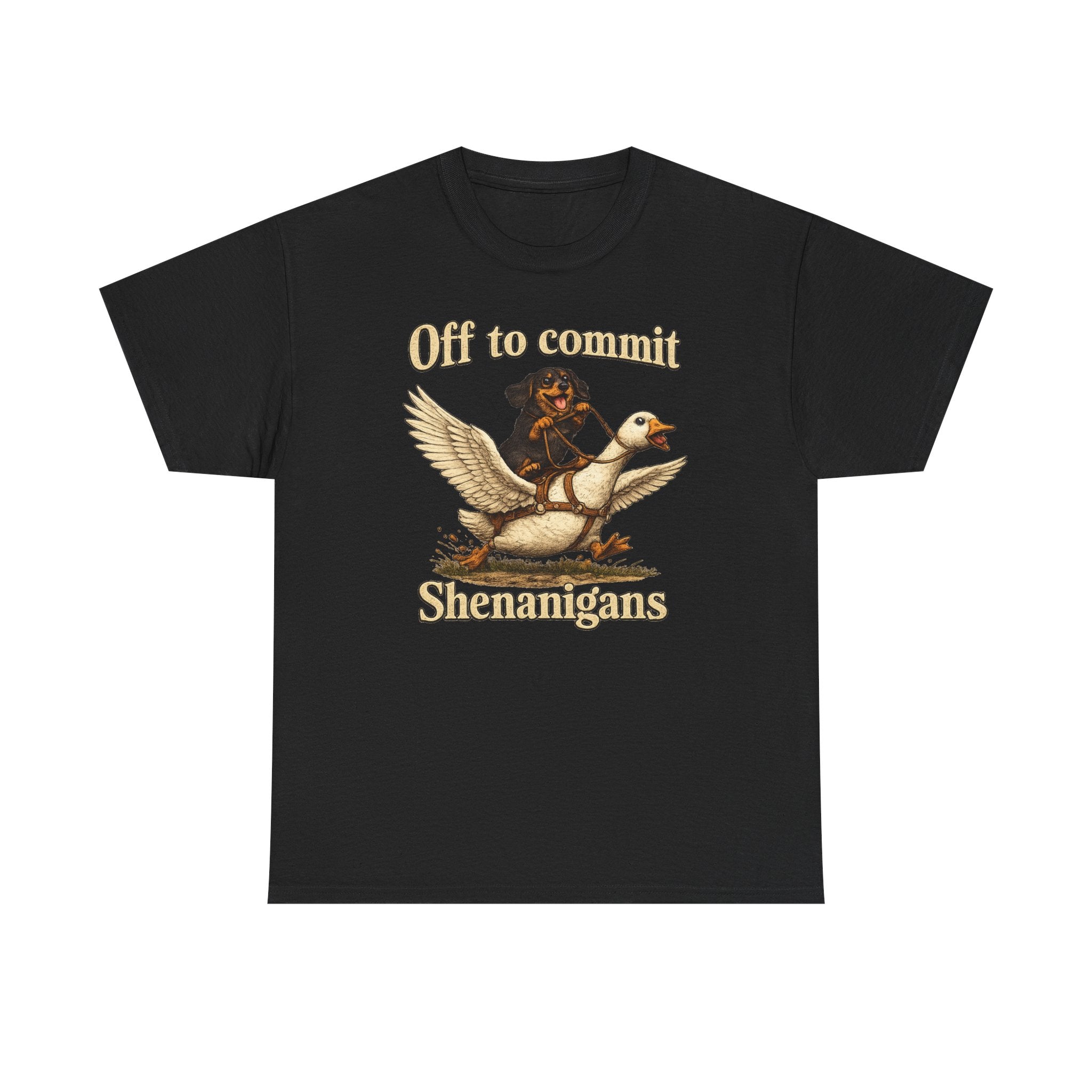 Shenanigans Unleashed Dachshund T-Shirt