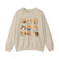 The Bookish Corgi Sweatshirt in Sand