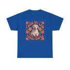 I Like My Lab And About Three People Flower Design T-Shirt