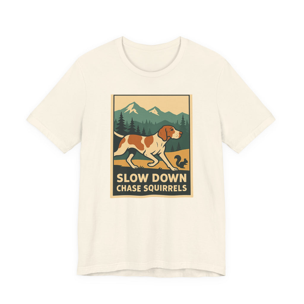 Bracco Italiano Chase Squirrels Tee