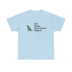 Eat Sleep Steal Socks Dog Lover T-Shirt