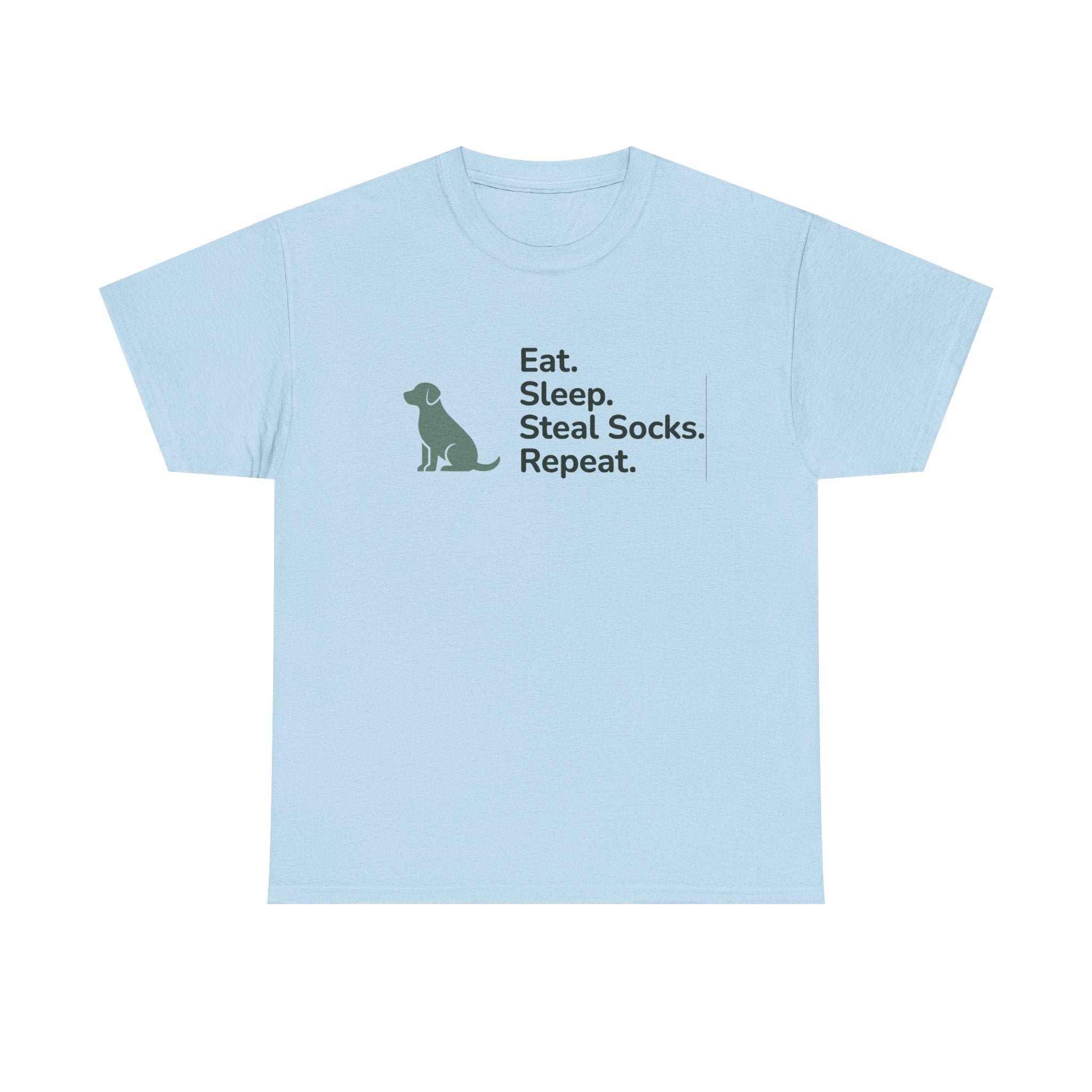 Eat Sleep Steal Socks Dog Lover T-Shirt