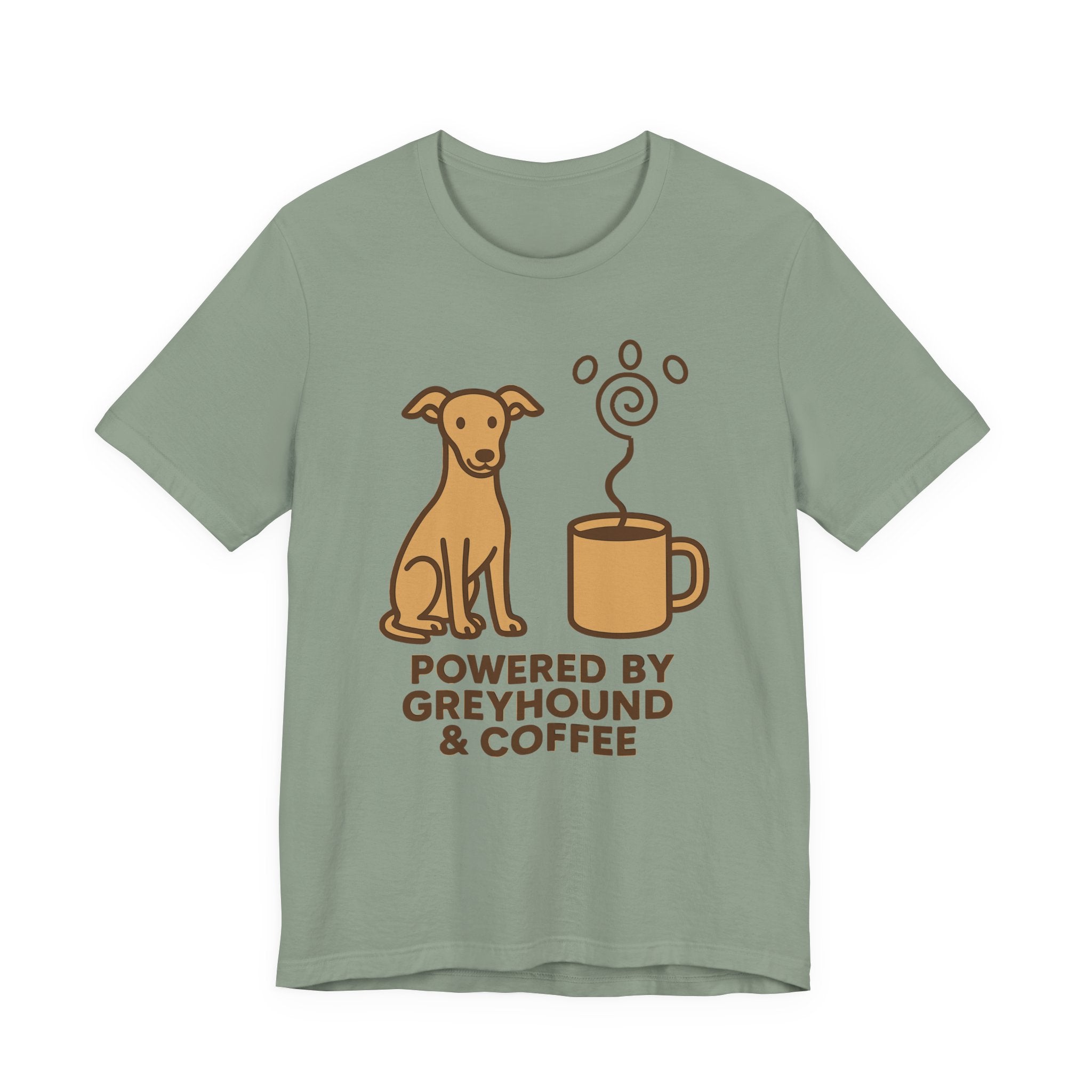 Powered by Greyhound & Coffee Tee