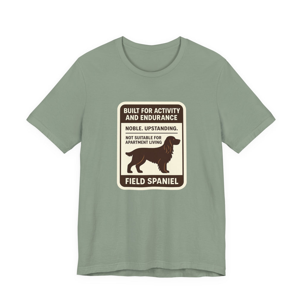 Field Spaniel Built For Activity And Endurance Tee