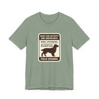Field Spaniel Built For Activity And Endurance Tee