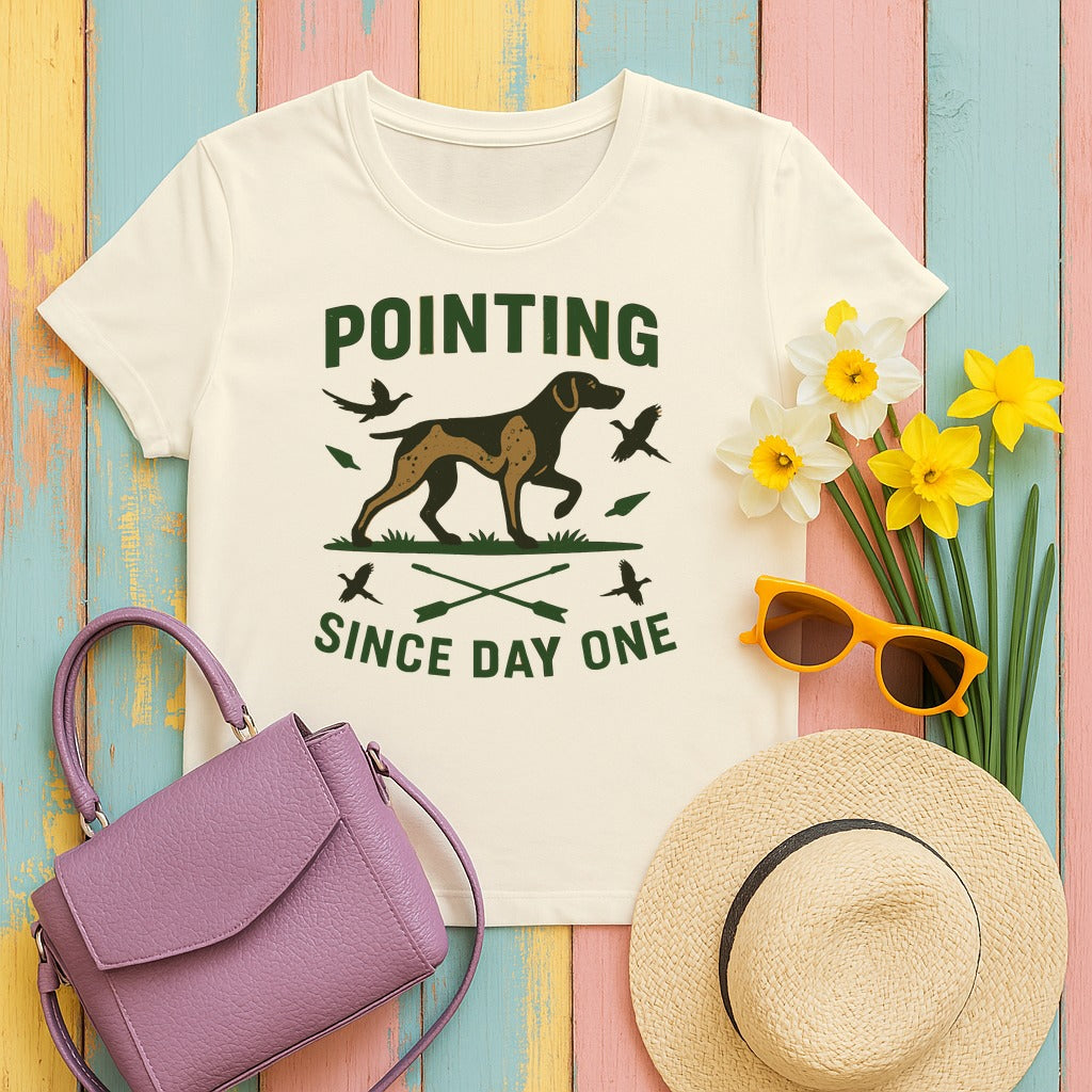 Pointing Day One GSP T-Shirt in Natural