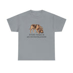 Every Walk Is An Investigation Sniffing Bloodhound T-Shirt
