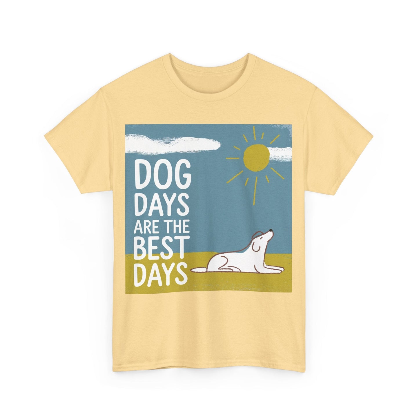 Dog Days Unisex Tee, Casual Summer Shirt, Pet Lover Gift, Beach Day Wear, Dog Enthusiasts Apparel T-Shirt