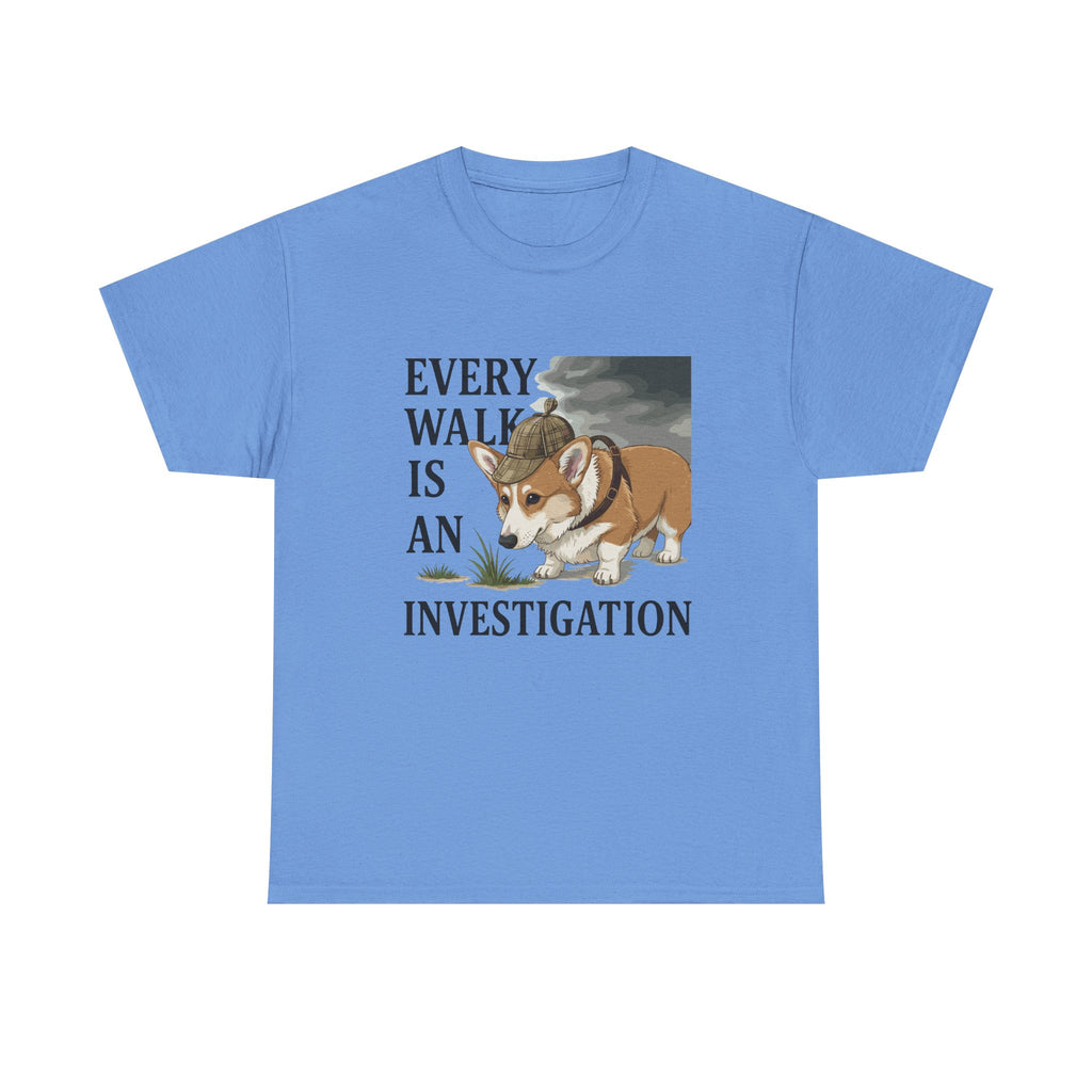 Every Walk Corgi Dog Detective T-Shirt