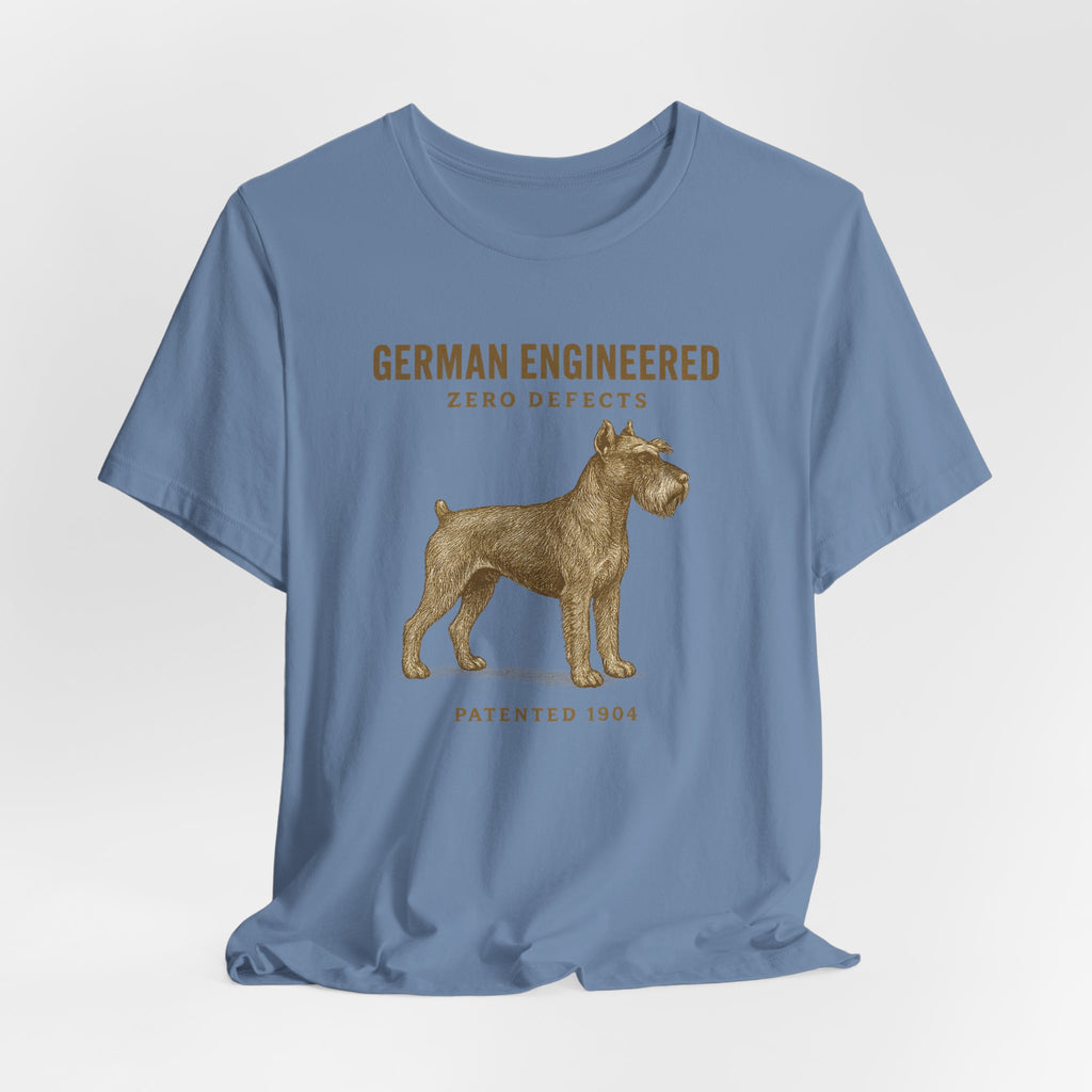 German Engineered Zero Defects Schnauzer T-Shirt