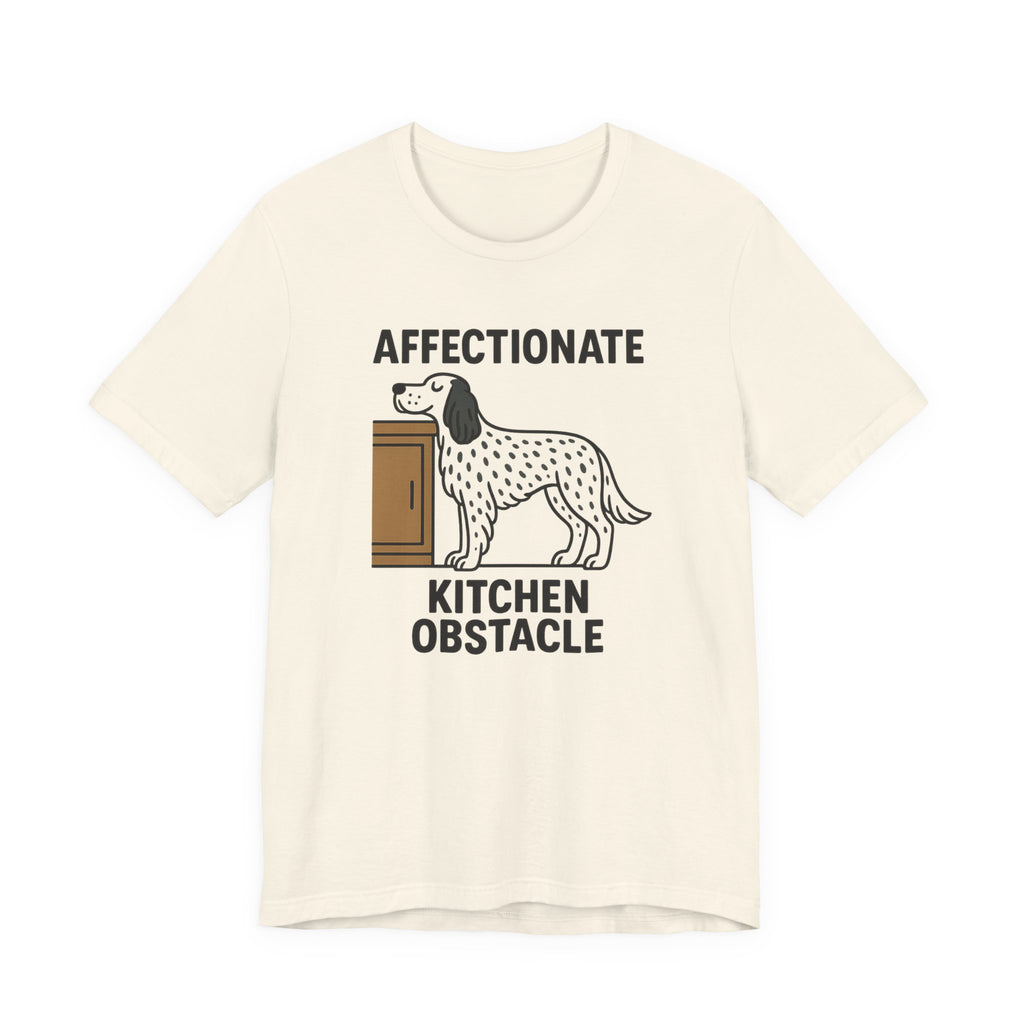 English Setter Affectionate Kitchen Obstacle Tee