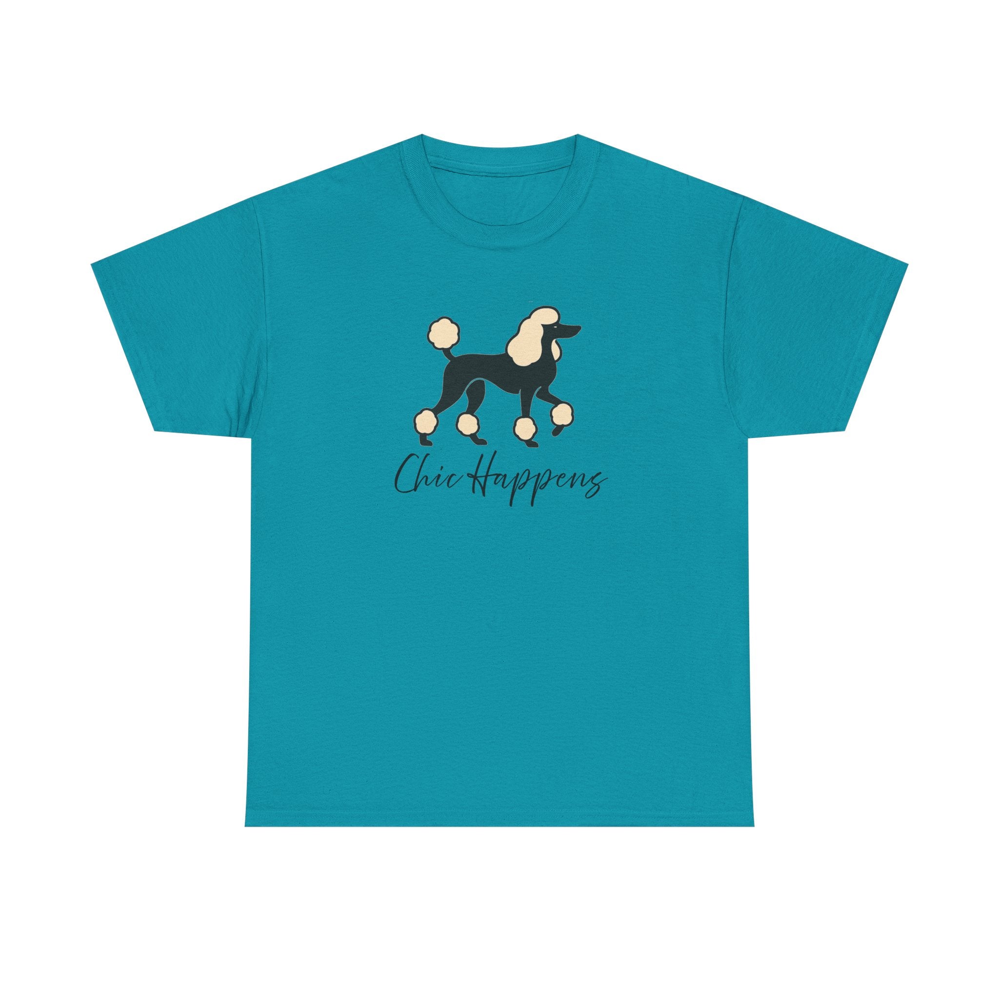 Standard Poodle 'Chic happens' T-shirt