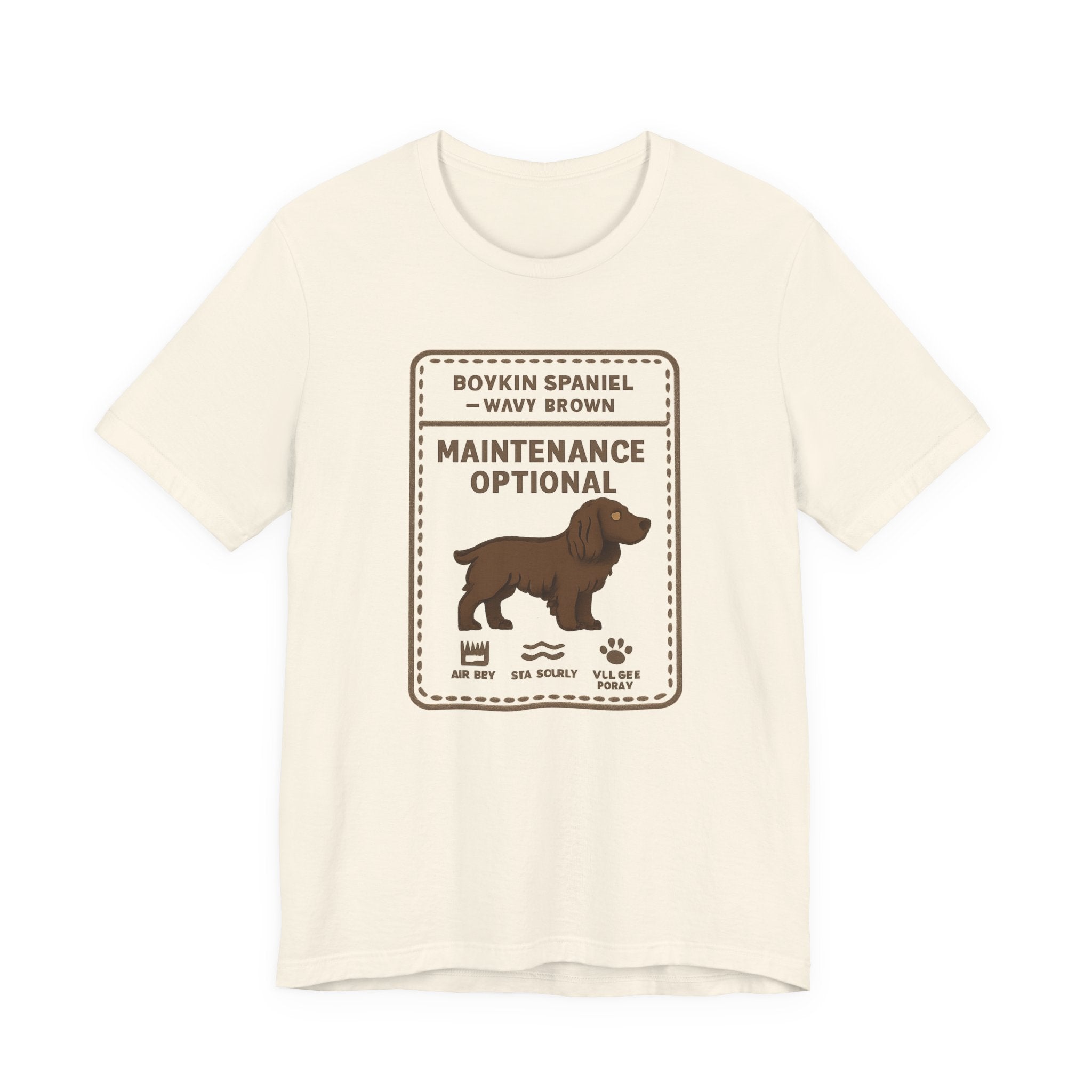 Boykin Spaniel Topknot Maintenance Optional Tee