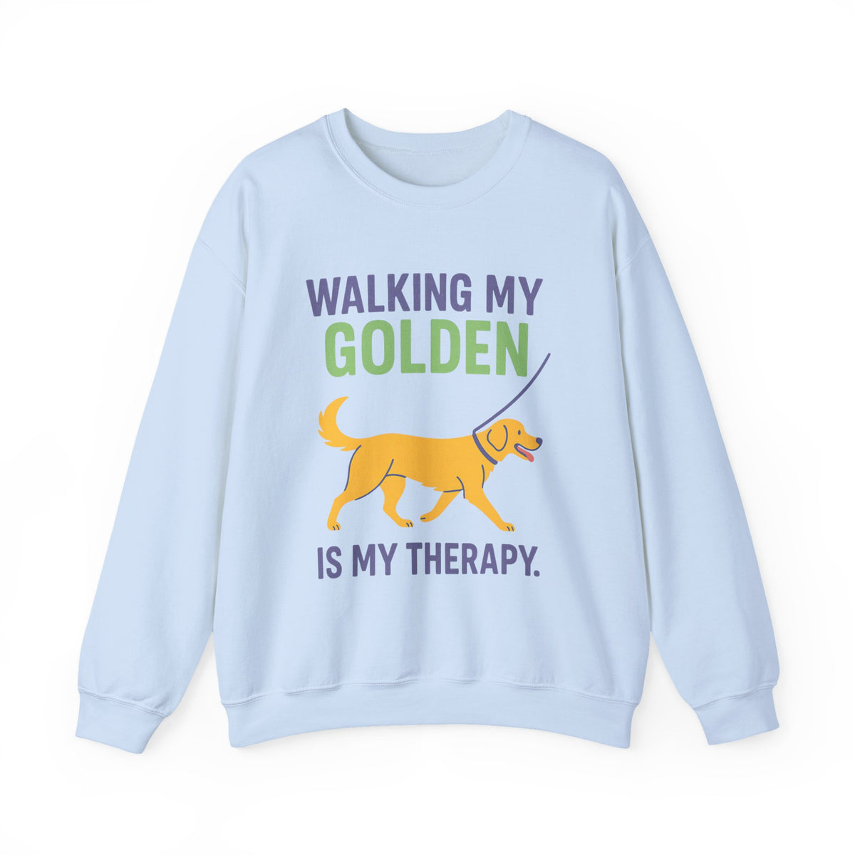 Walking My Golden Sweatshirt