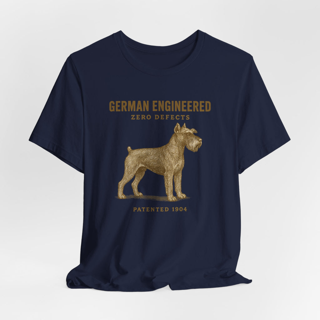 German Engineered Zero Defects Schnauzer T-Shirt