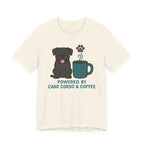 Powered by Cane Corso & Coffee t-shirt, view 3