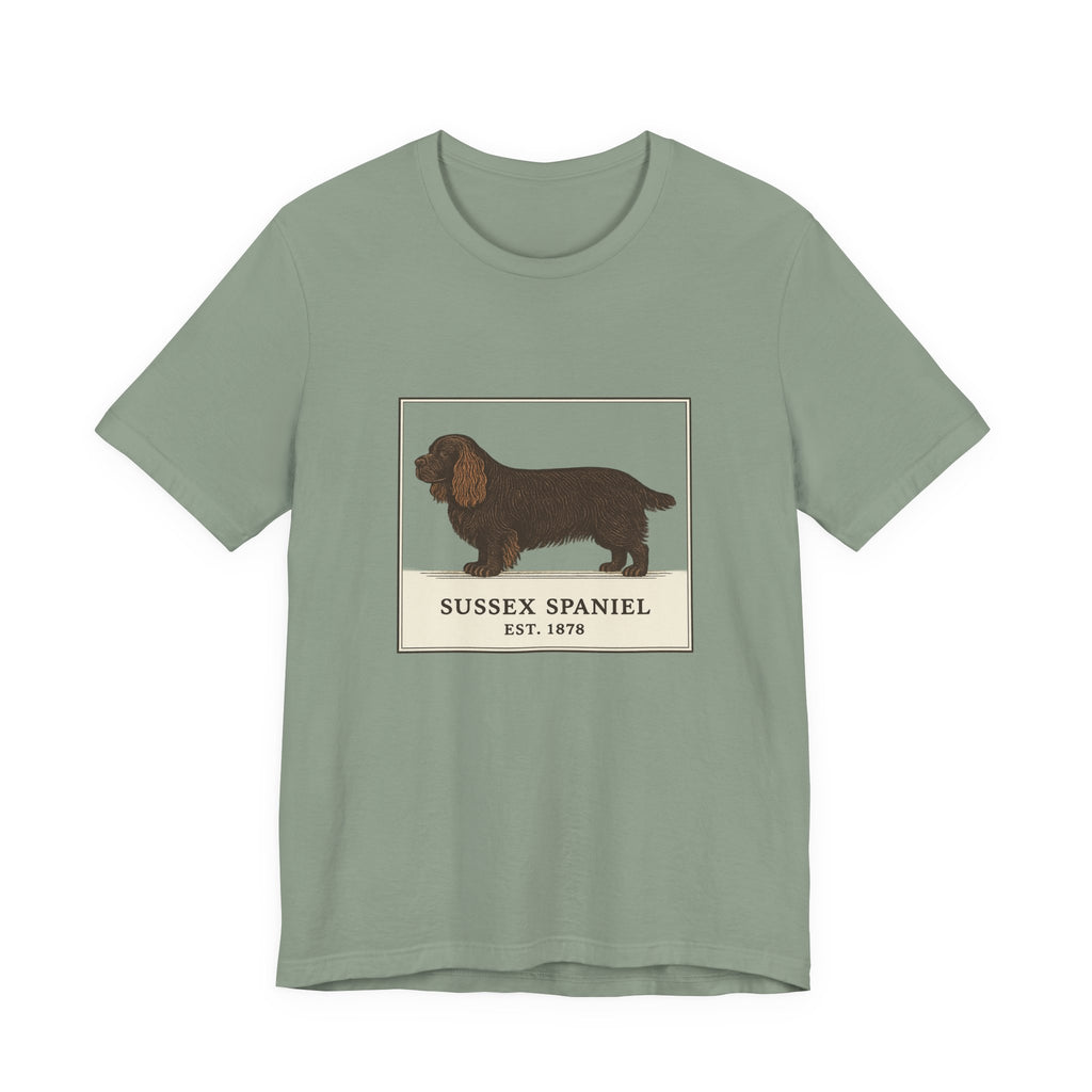 Sussex Spaniel Est. 1878 Field Guide Tee