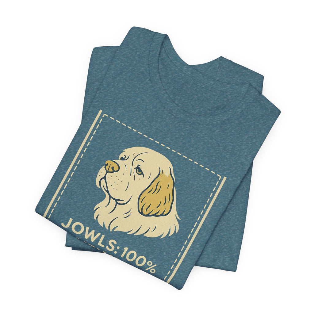 Clumber Jowls 100% Velvet Tee