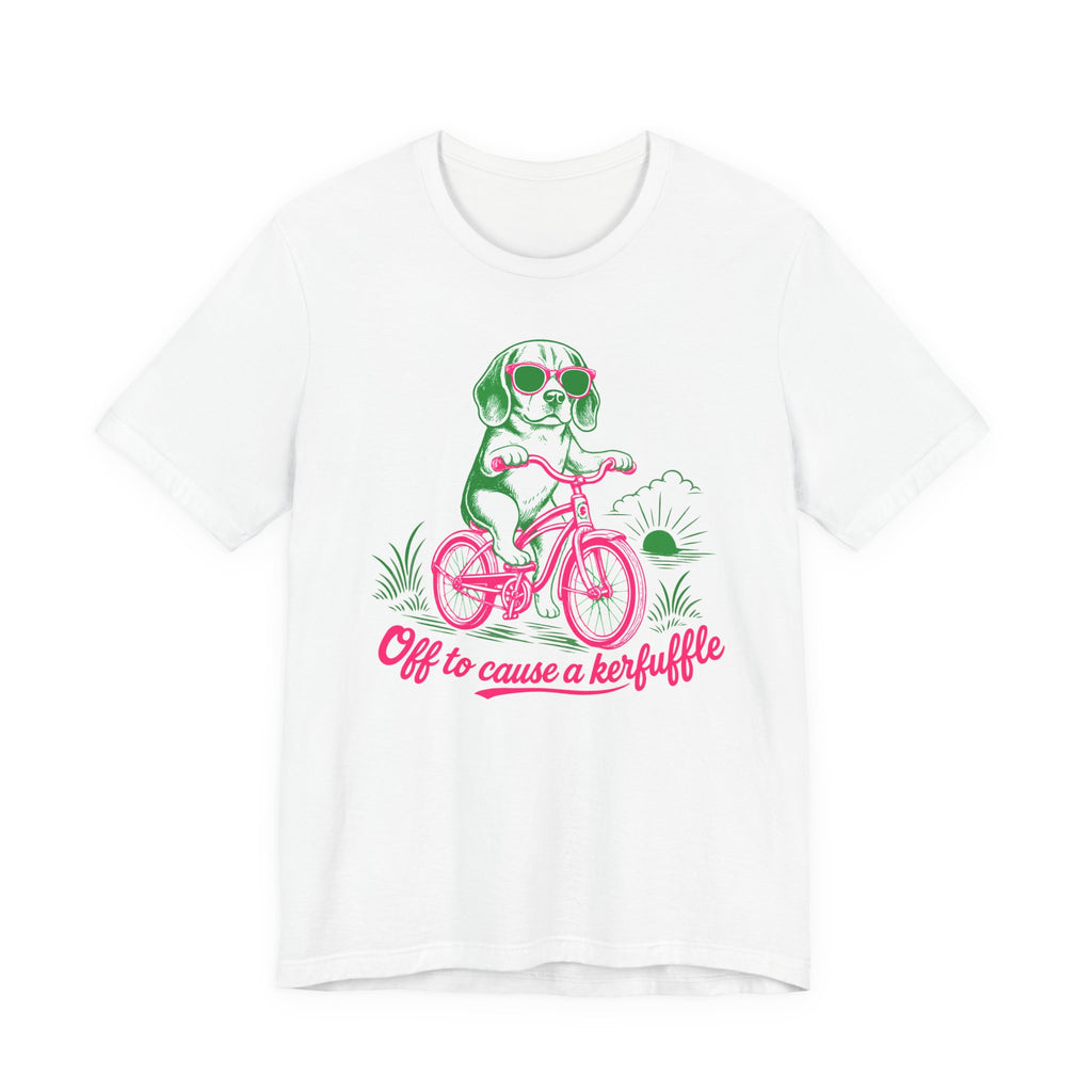 Beagle — Off to Cause a Kerfuffle t-shirt