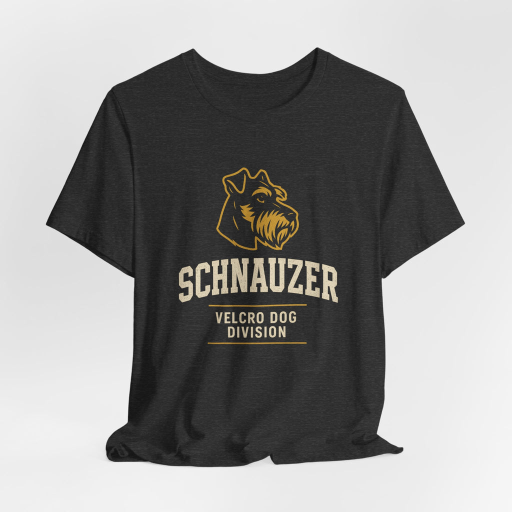 Schnauzer Velcro Dog Division T-Shirt