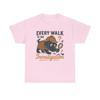 Black Lab "Every Walk is an Investigation" Cartoon Tee
