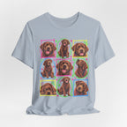 Neon Chocolate Labrador Collage T-Shirt