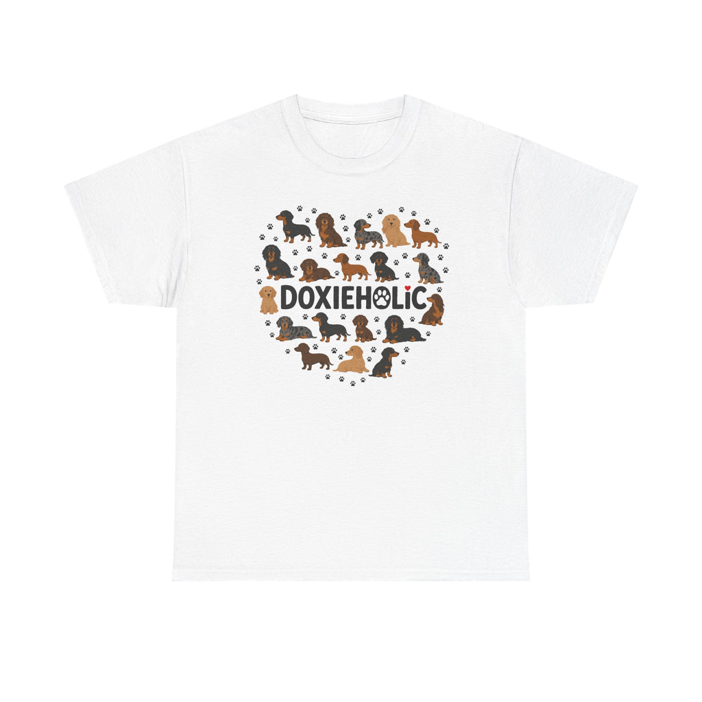 Doxieholic Heart Dachshund T-Shirt