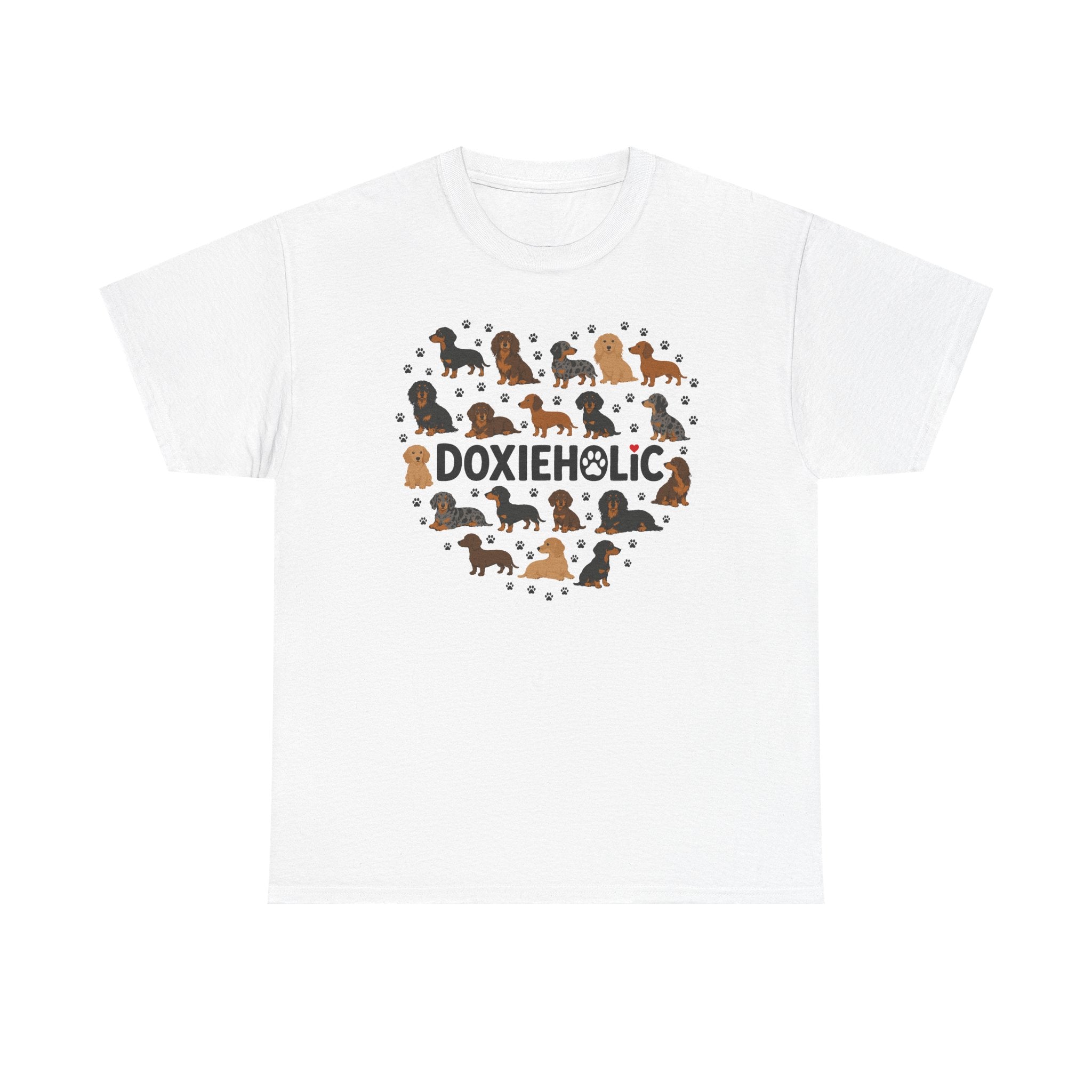 Doxieholic Heart Dachshund T-Shirt