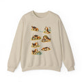 Whimsical Beagle Adventures Sweatshirt in Sand